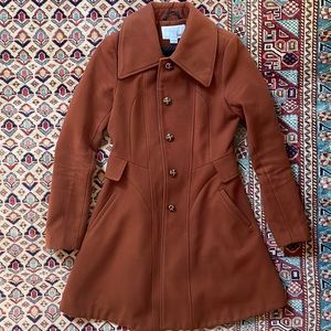 Vintage Orange Peacoat